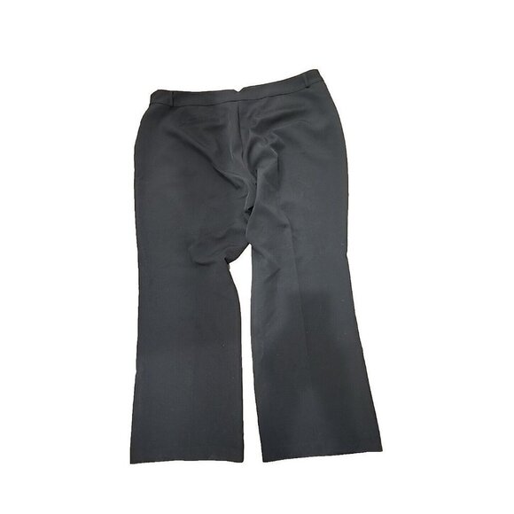 Ashley Stewart Pants Black Straight Leg High Rise Stretch Women's 22 - Picture 3 of 8